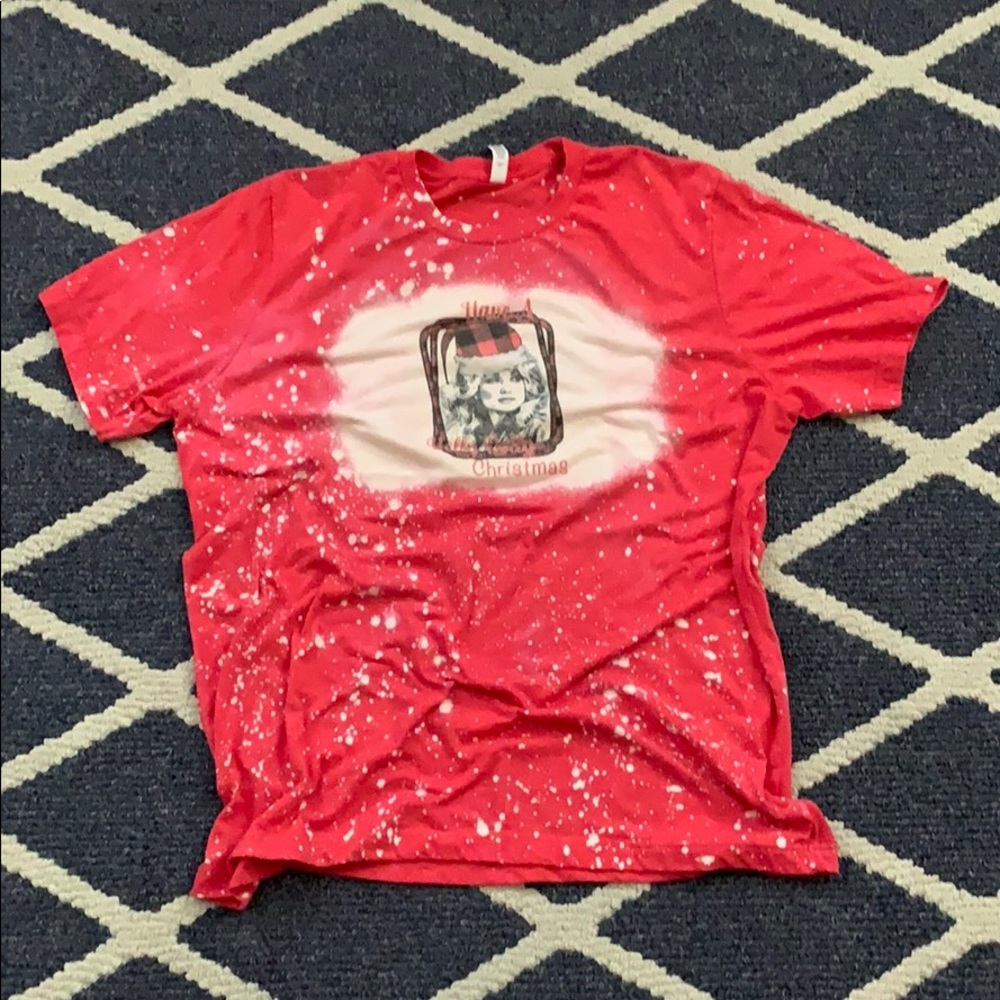 New bleach holly dolly xmas t-shirt